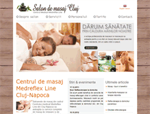Tablet Screenshot of masaj-cluj.ro